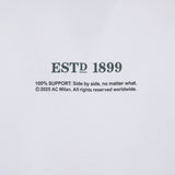 AC MILAN SUNDAY STADIUM CREW WHITE T-SHIRT