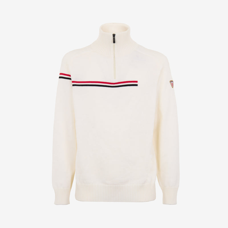 HALF ZIP WOOL SWEATER – ROSSIGNOL X AC MILAN