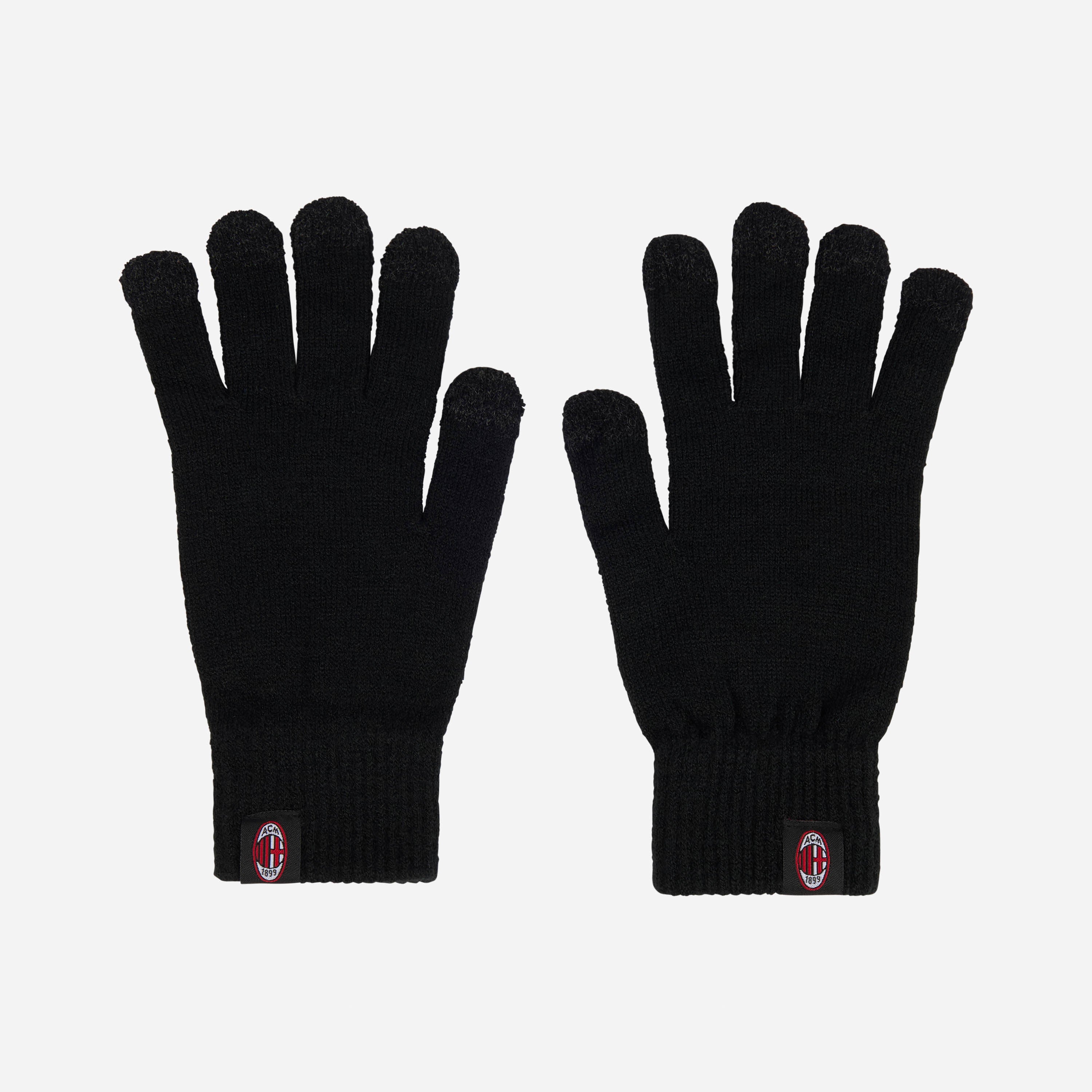AC MILAN BLACK GLOVES