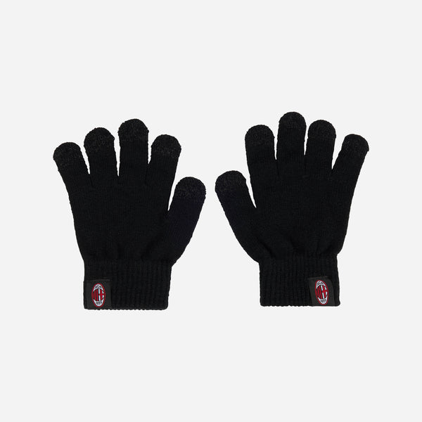 AC MILAN BLACK KIDS GLOVES