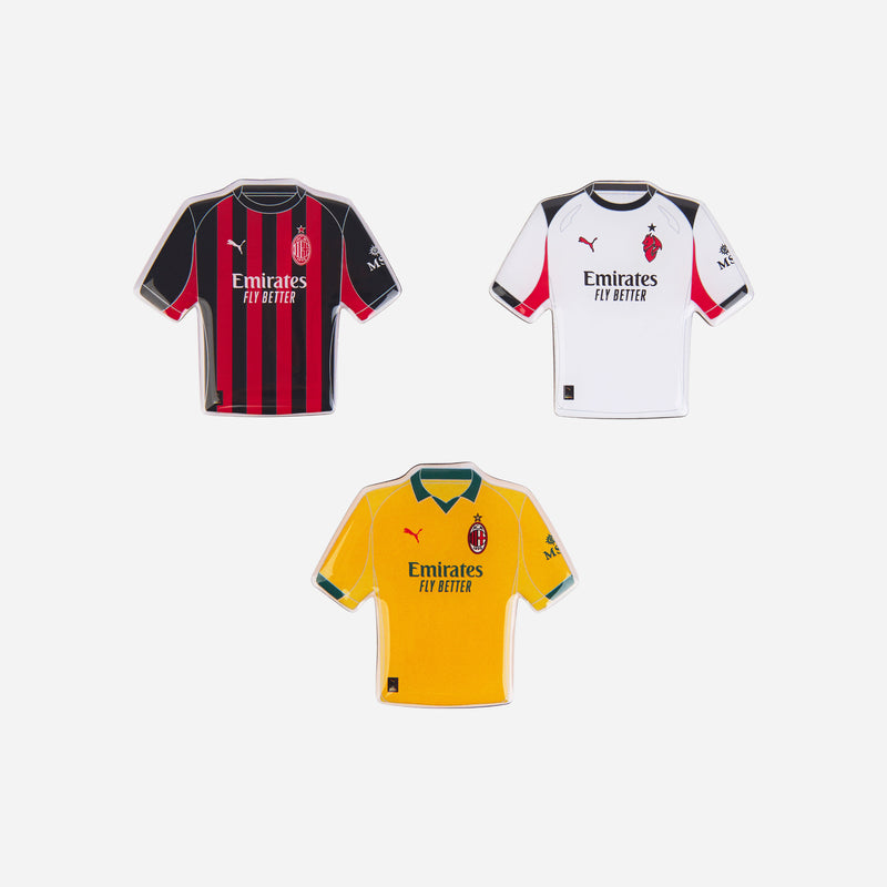 SET OF THREE MILAN 25/26 JERSEYS MAGNETS