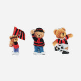 AC MILAN SET OF THREE TEDDY MAGNETS