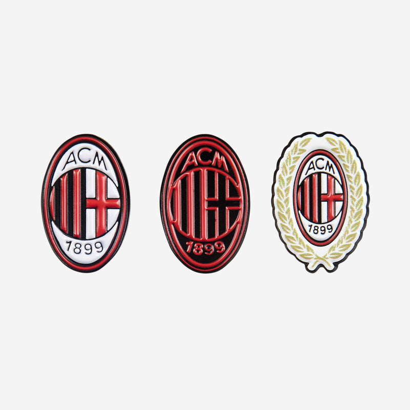 SET OF THREE MILAN LOGOS PINS