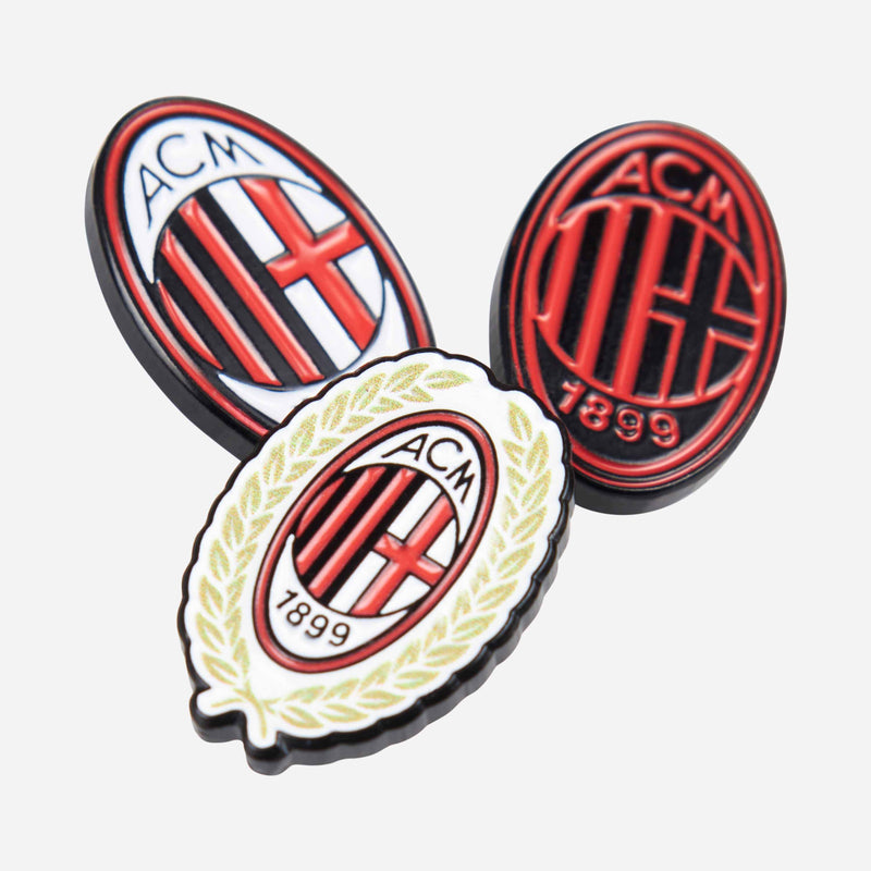 SET OF THREE MILAN LOGOS PINS