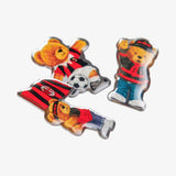 AC MILAN SET OF THREE TEDDY PINS