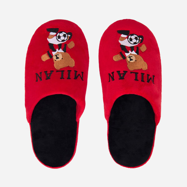 PANTOFOLE ROSSE BAMBINO MILAN