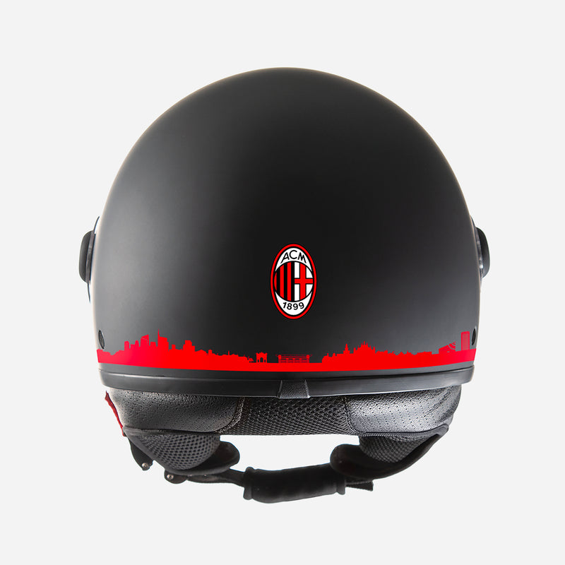 TUCANO URBANO X AC MILAN EL'JETTIN BLACK HELMET