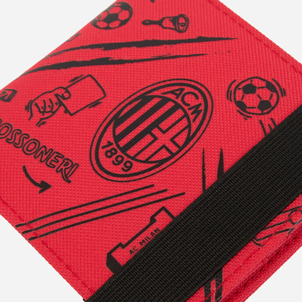 Seven Milan Portafoglio Con Pratica Chiusura Con Elastico, Nero, Scomparti Per Tessere, Contanti e Monete, Accessori Milan, Per Ragazzo e Ragazza Seven Milan Portafoglio Con Pratica Chiusura Con Elastico, Nero, Scomparti Per Tessere, Contanti e Monete, Accessori Milan, Per Ragazzo e Ragazza