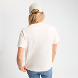 T-SHIRT MILAN BIANCA DONNA CON RICAMO