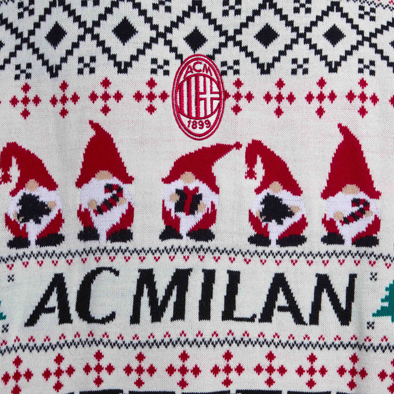 AC MILAN WHITE CHRISTMAS JUMPER