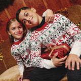 AC MILAN KIDS WHITE CHRISTMAS JUMPER