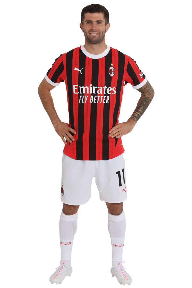 Christian Pulisic AC Milan kit The Evolution of the Rossoneri Identity