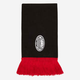 MILAN SCARF WITH EMBROIDERED LOGOS