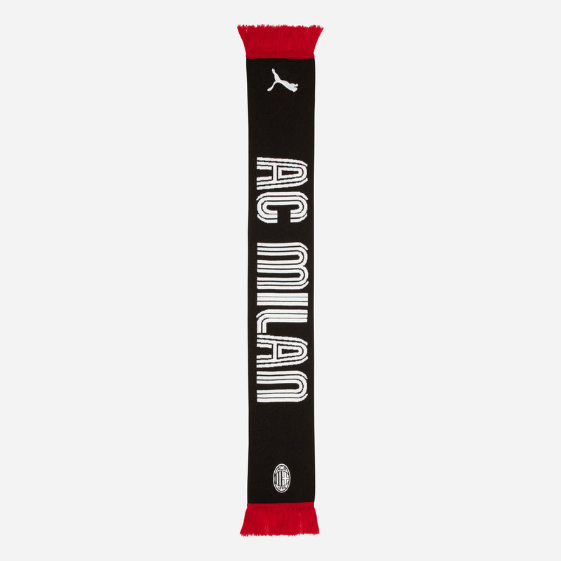 MILAN SCARF WITH EMBROIDERED LOGOS