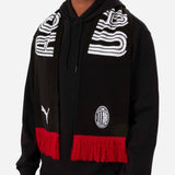 MILAN SCARF WITH EMBROIDERED LOGOS