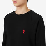 MILAN CREWNECK WITH EMBROIDERY DEVIL COLLECTION