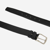 MILAN CLASSIC LEATHER BELT WITH LOGO