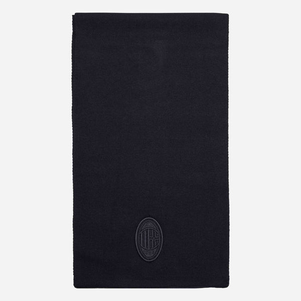 MILAN SCARF WITH EMBROIDERED LOGO
