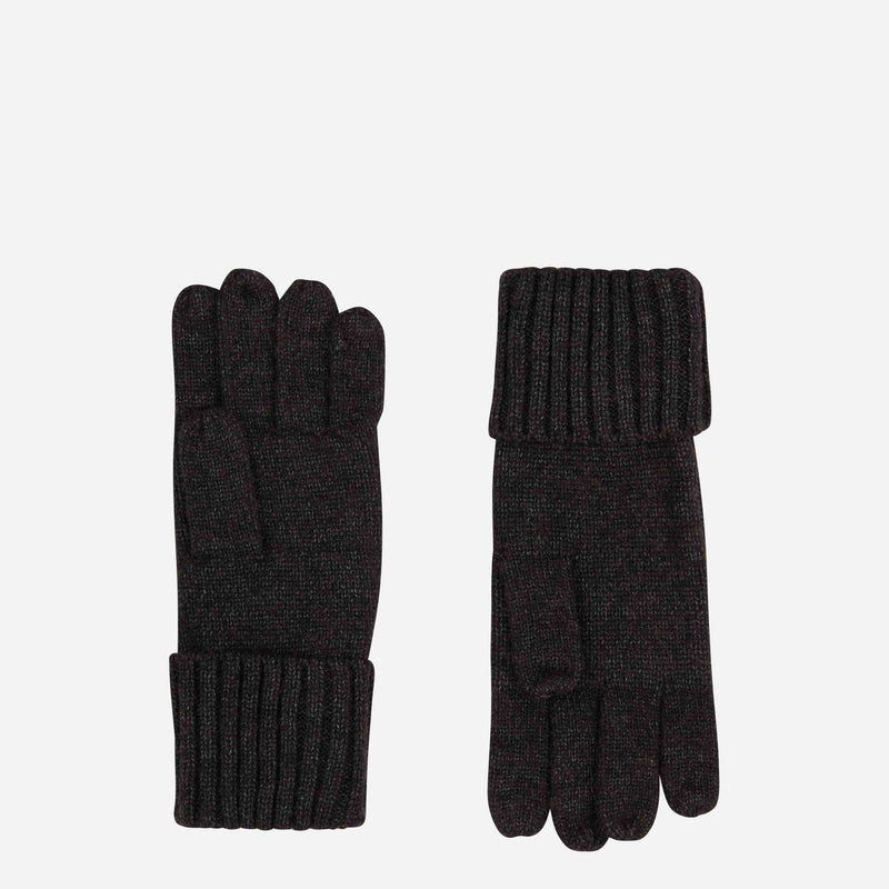 MILAN GLOVES WITH LEATHER LOGO