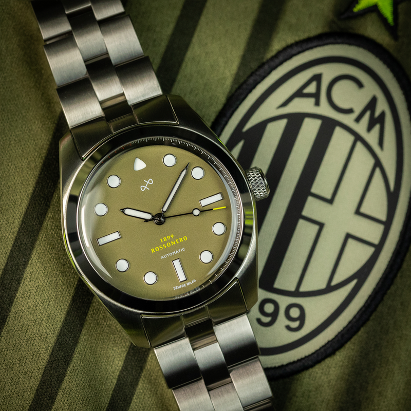 Orologio About Vintage 1899 Rossonero Automatic Green