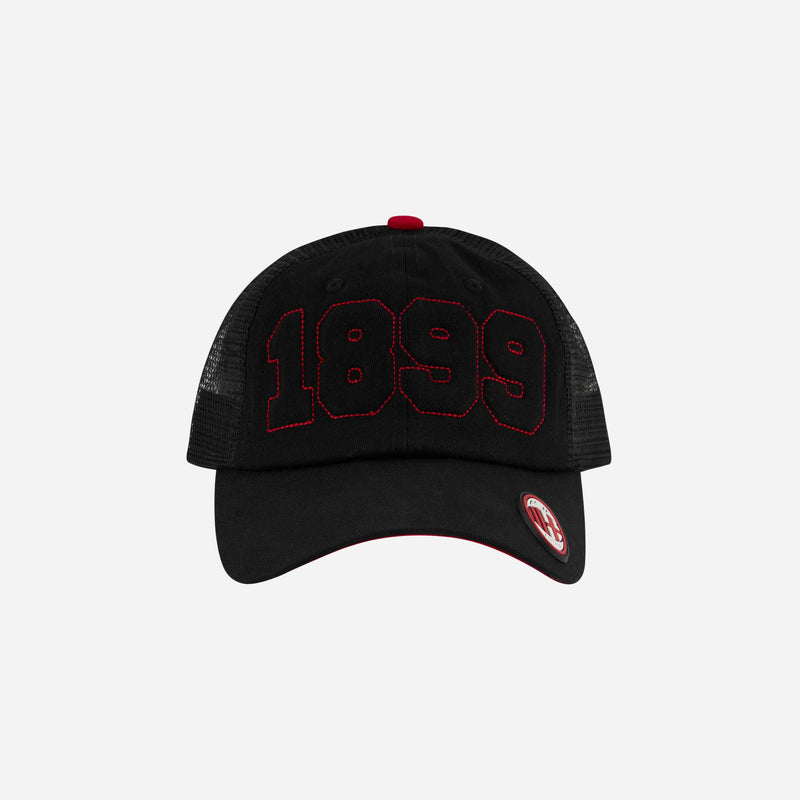 MILAN CAP WITH EMBROIDERED “1899” AND LOGO PATCH