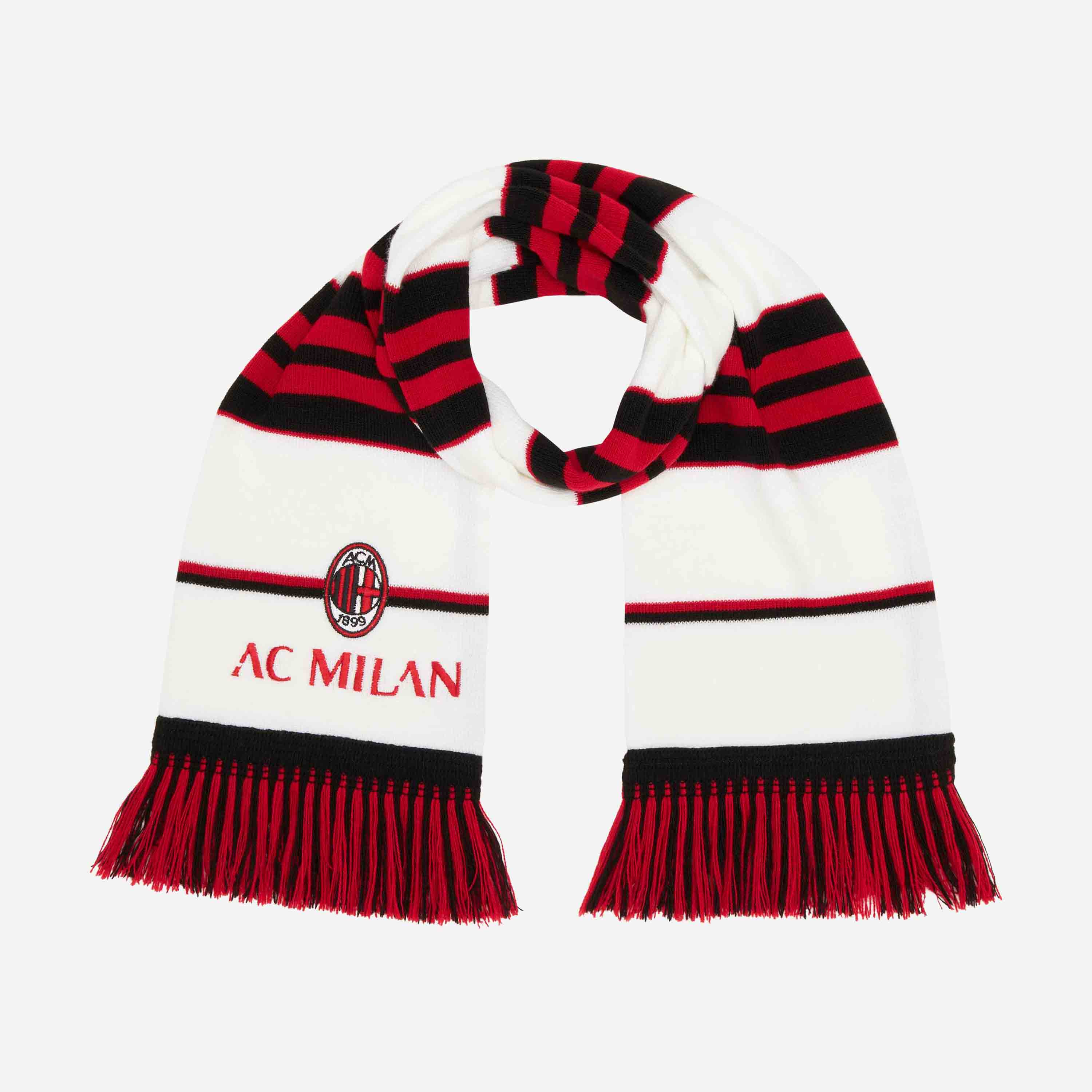Milan AC Écharpe 120th Anniversaire - Noir/Doré Milan AC Écharpe 120th Anniversaire - Noir/Doré