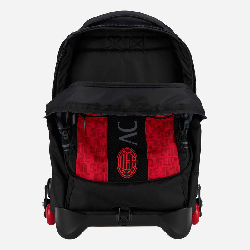 MILAN WHEELED SUITCASE WITH DETACHABLE BACKPACK AND WITH DESIGNS AND LOGO