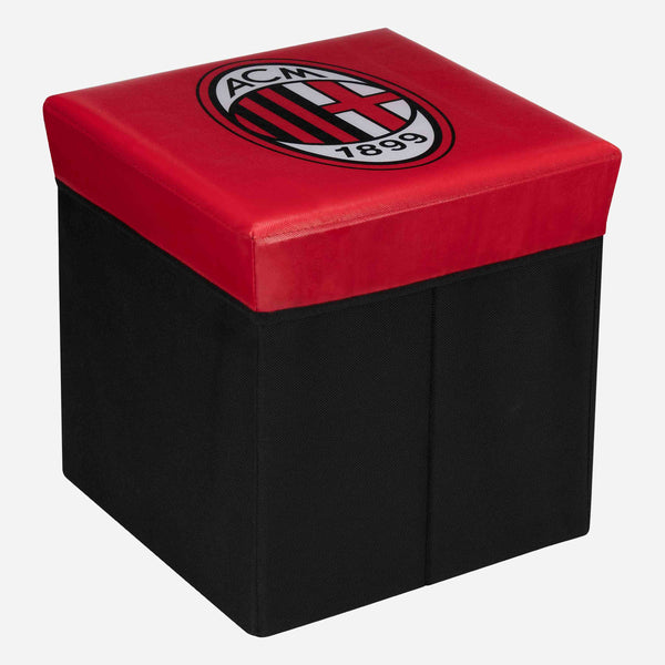 MILAN POUF CONTAINER WITH LOGO