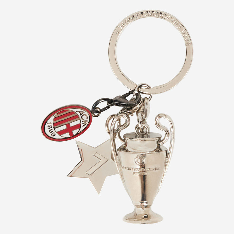 AC MILAN Keyring Trophy with Logo Tag & Star