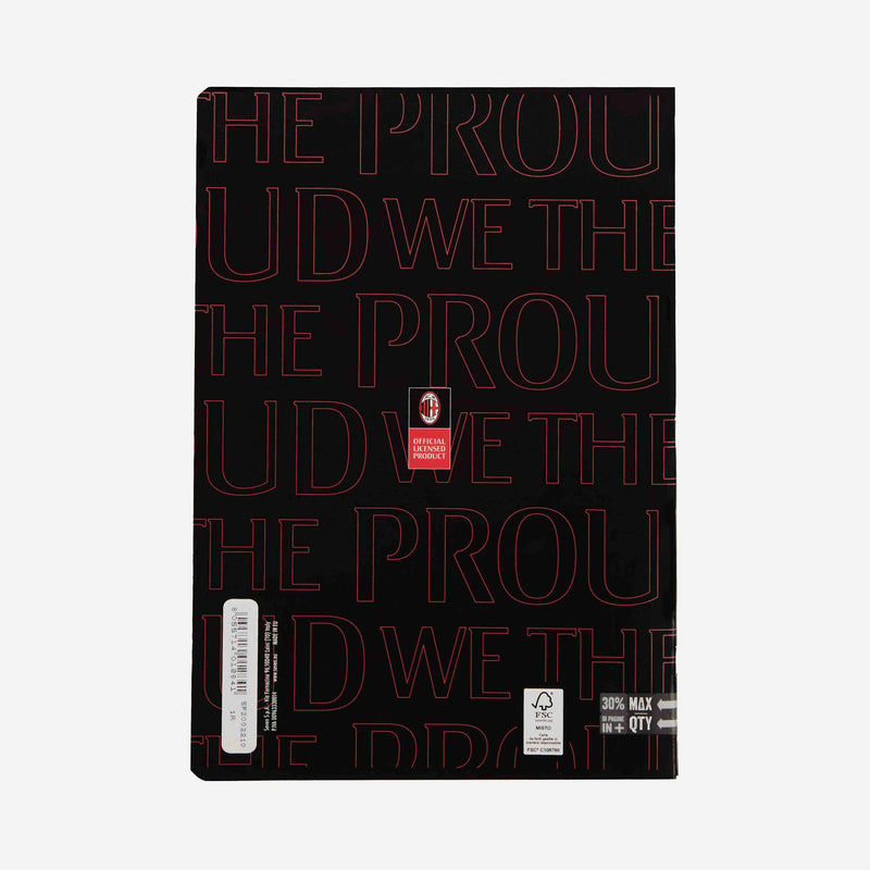 MILAN NOTEBOOK WITH DESIGN AND LOGO
