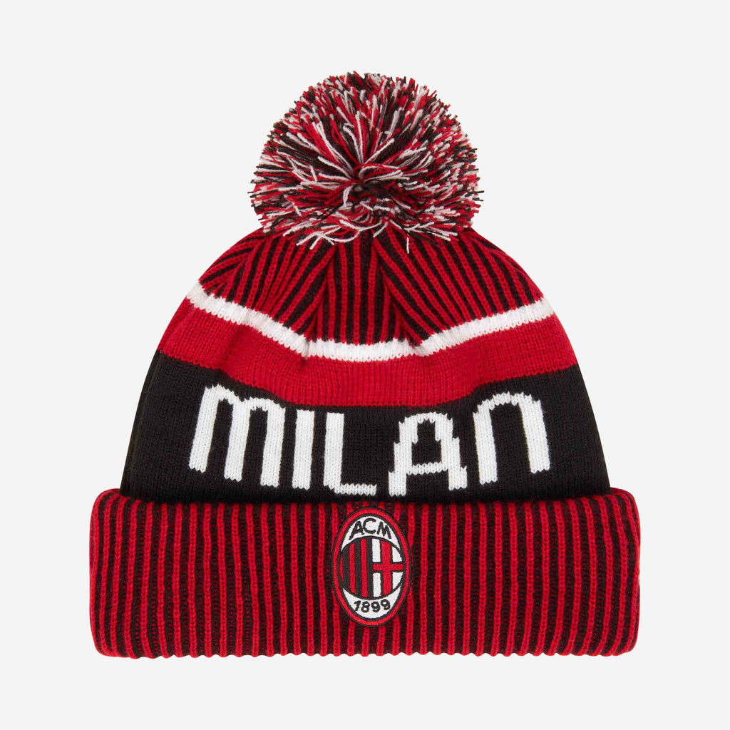 BERRETTO CON POMPOM NEW ERA X AC MILAN CON LOGO