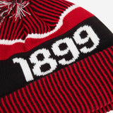 NEW ERA X AC MILAN BOBBLE BEANIE WITH LOGO