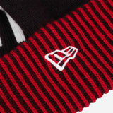 NEW ERA X AC MILAN BOBBLE BEANIE WITH LOGO