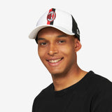 CAPPELLINO TRUCKER NEW ERA X AC MILAN CON LOGO