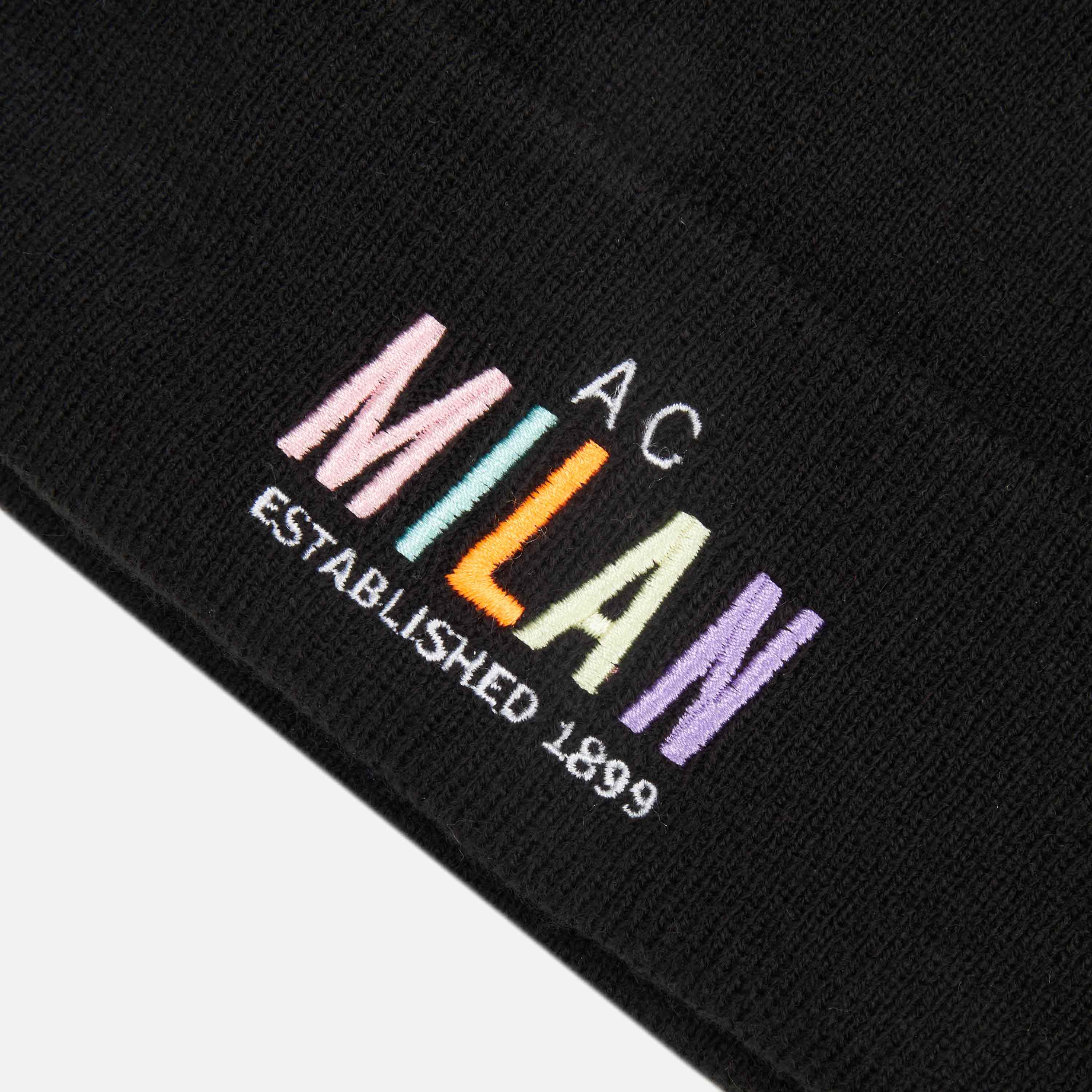 NEW ERA X AC MILAN BEANIE WORDMARK WITH LETTERING