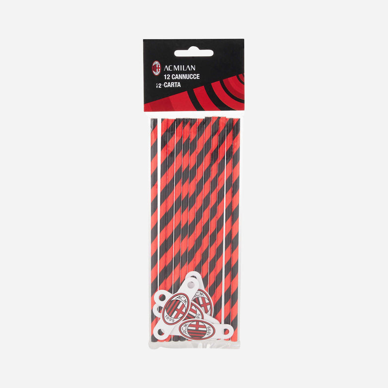 AC Milan paper straws