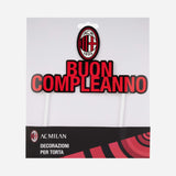 Decorazione Buon Compleanno Milan  L.18 x H.19 cm