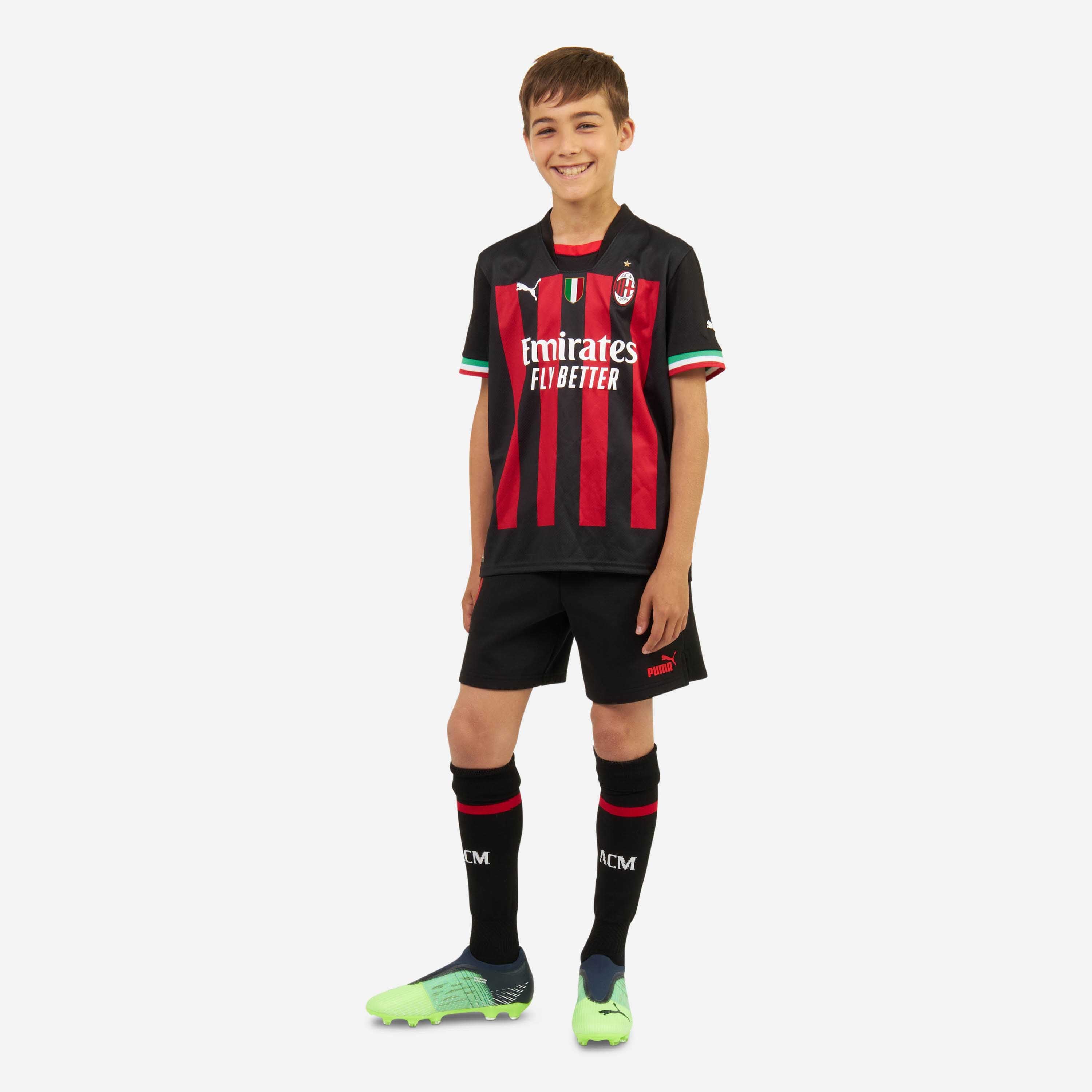 MAGLIA MILAN GARA HOME BAMBINO REPLICA 2022/23