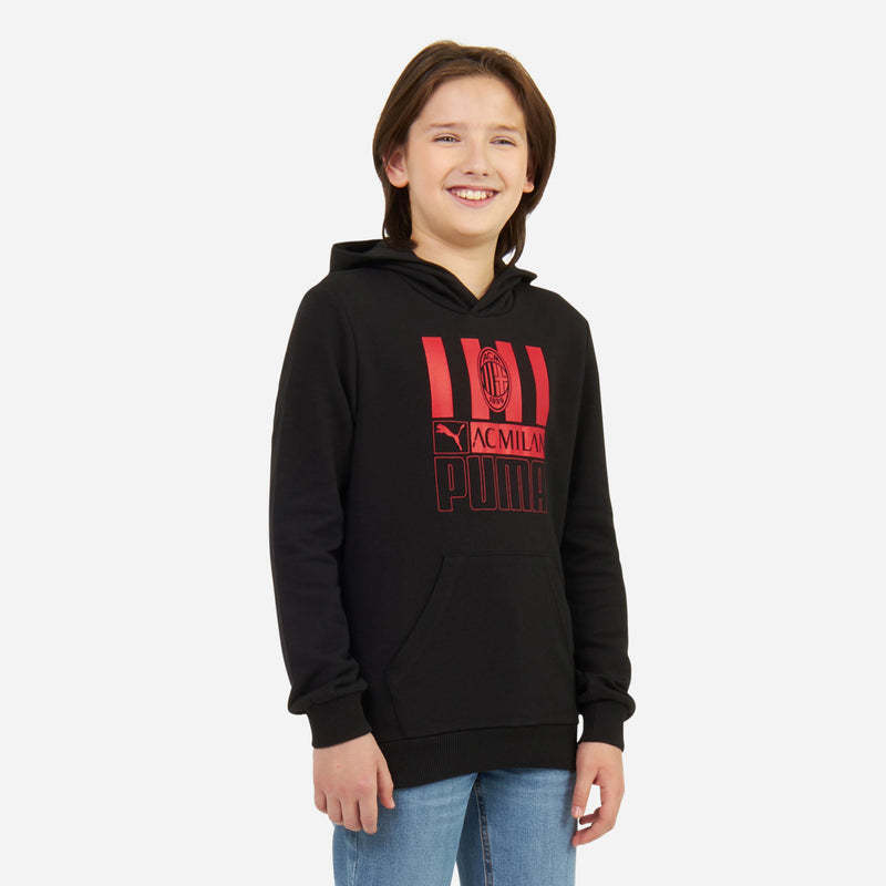 MILAN KIDS’ SWEATSHIRT WITH HOOD AND PRINT
