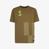 MILAN T-SHIRT WITH PRINTS AND PATCH