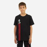 MILAN KIDS’ T-SHIRT WITH PRINTS AND PATCH