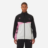 AC MILAN COLOUR BLOCK JACKET WITH ZIP AND POCKETS