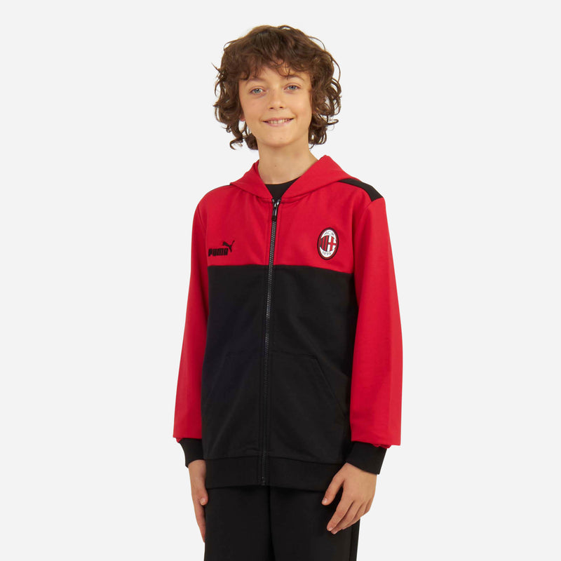 MILAN KIDS’ TRACKSUIT WITH FULLY-ZIPPERED, HOODED SWEATSHIRT AND PANTS