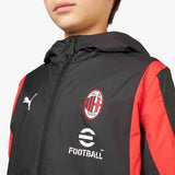 MILAN PREMATCH 2023/24 KIDS’ JACKET WITH ZIPPER AND HOOD