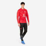 MAGLIA MILAN TRAINING 1/4 ZIP A MANICA LUNGA 2023/24