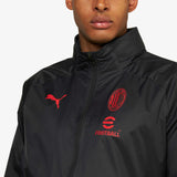 MILAN TRAINING 2023/24 JACKET WITH ZIPPER AND REMOVABLE HOOD