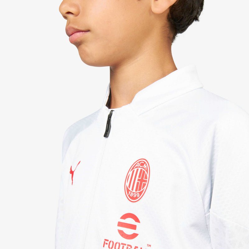 MILAN TRAINING 2023/24 KIDS’ JACKET WITH ZIPPER AND POCKETS