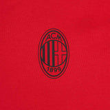 FELPA MILAN CASUALS 2023/24 CON ZIP E CAPPUCCIO