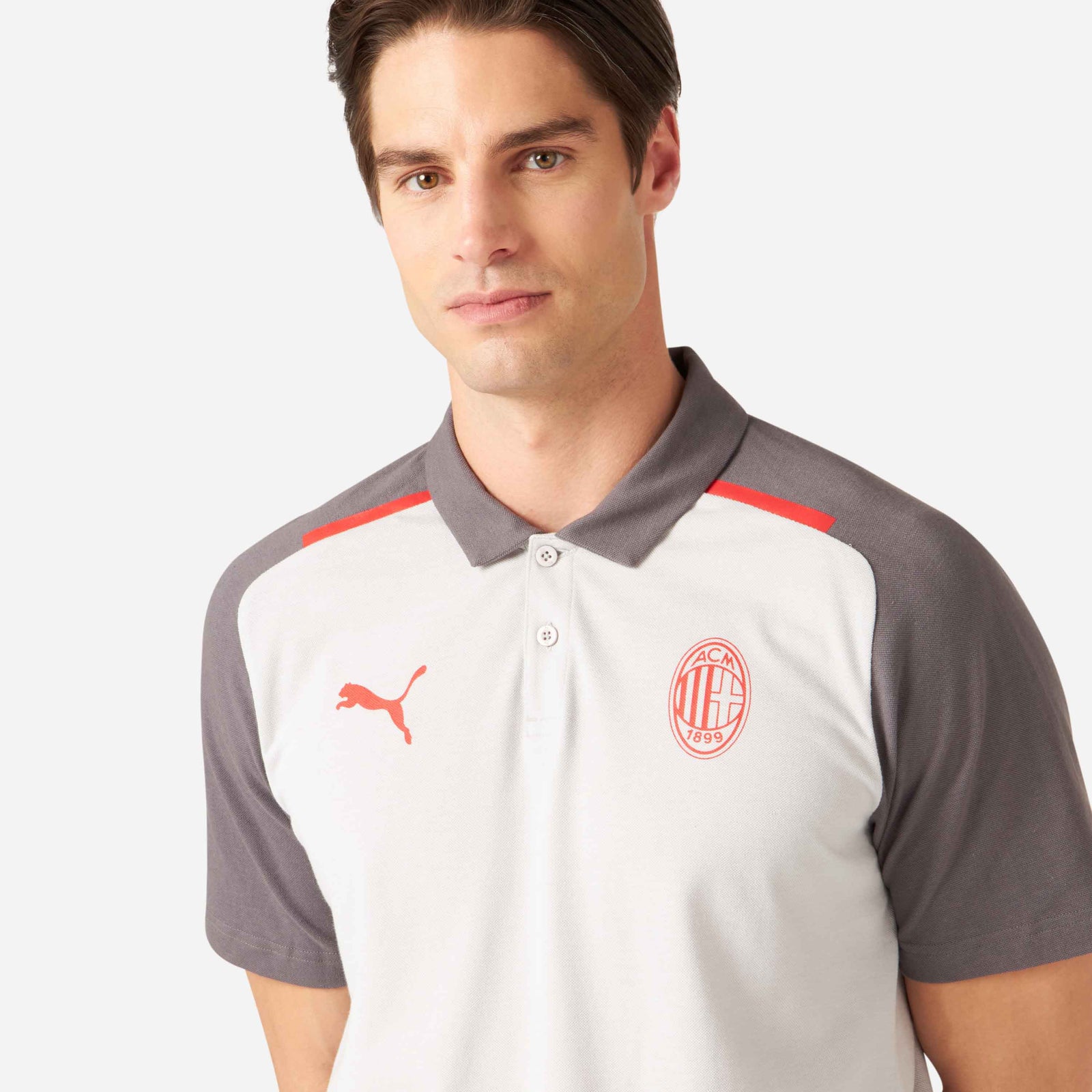 Ac shops milan polo t shirt