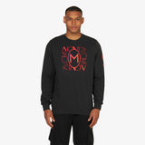 AC MILAN CREW NECK PRINTED HOODIE FOOTBALL CORE